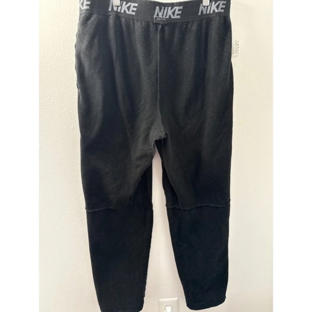 Nike Dri-FIT Mens Training Pants Black‎ Fleece Lined 932253-010 Size Medium